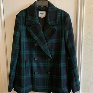 NWT Old Navy beautiful plaid jacket, size M.